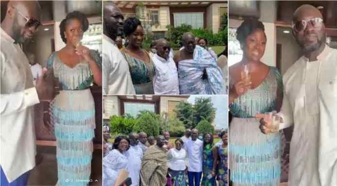 GIHOC Boss, Maxwell Kofi Jumah’s Son Marries President Akufo-Addo’s Daughter In Elegant Ceremony – Watch Video