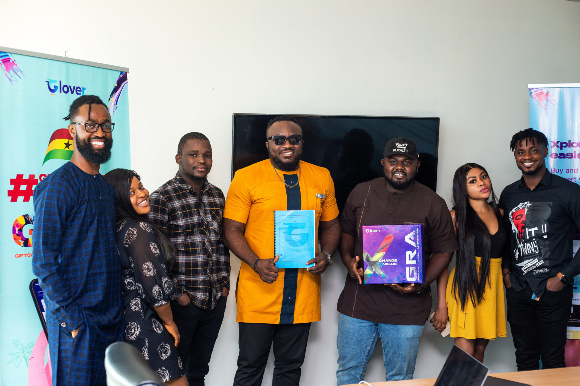   Glover Signs DKB, Fella Makafui And Others As Influencers : Glover Takes Ghana And Kicks Off Business Operations, Onboards DKB, Fella Makafui And Six Other Leading Media Influencers