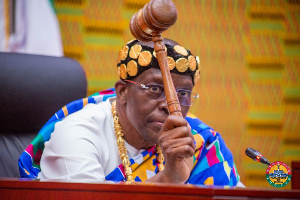 PHOTOS: Ghana’s Speaker Of Parliament, Alban Bagbin Storms Parliament Dressed Like A Chief As Sitting Resumes; Ghanaians React