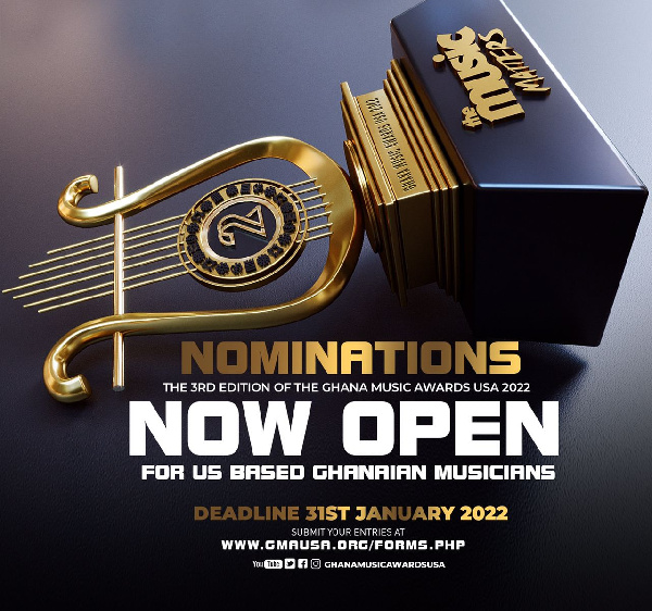 Ghana Music Awards USA Calls For Nominations: Ghana Music Awards USA Calls For Nominations – See The Full List